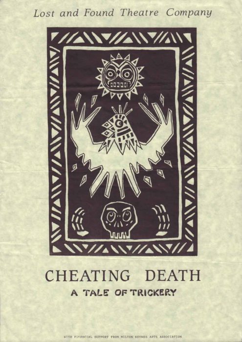 Cheating Death [poster for play]