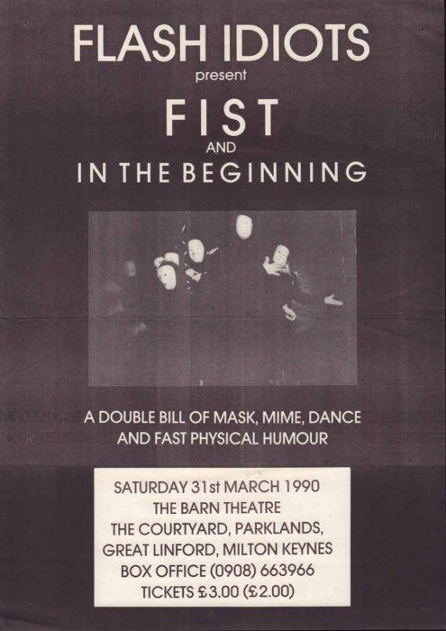 Fist & In The Beginning [poster for 2 plays]