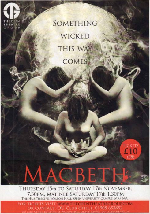 Macbeth [poster for play]