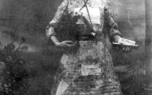 Photograph of Miss Jessie Henderson in the hospital fete in 1913.