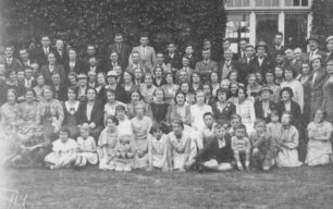 New Bradwell Silver Jubilee Celebrations, May 1935. Outdoors group photo.