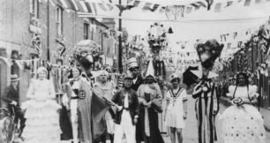 King Edward Street's winning Coronation decorations.