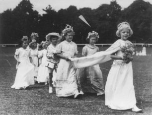New Bradwell Infants, May Queen for Festival of Britain, 1951.