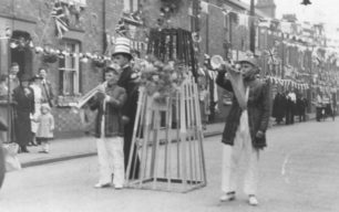 Carnival parade for the Coronation 1937. King Edward Street