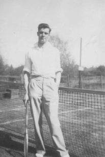 Fred Bougham at Riverside Tennis Club.