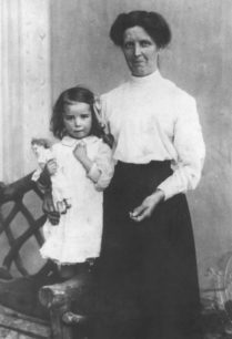 Photograph of Maud Bartholomew and her mother.