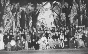 New Bradwell Merry Comrades at Panto in Northampton.