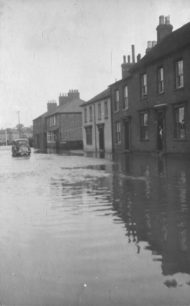 Corner Pin, New Bradwell Floods, 1939.