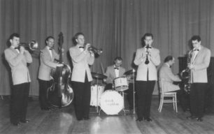 Mid-1950s Tommy Clarridge Dance Band Jazz Section