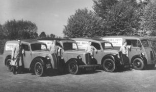 Faithfull's delivery vans early 50s.