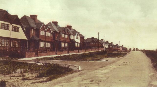 West View along Bradwell Road