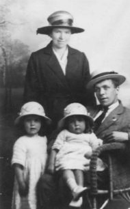 Mr & Mrs Stephenson and daughters Mabel & Marion