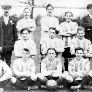 An Old Bradwell Football Team.