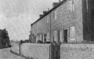 Cottages in Abbey Road, Old Bradwell in the early 1930s.