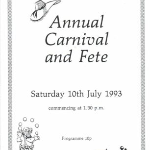 Annual Carnival and Fete 1993