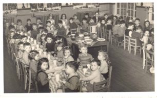 Post-war celebration, Bletchley Road School at Spurgeon Memorial Baptist Church