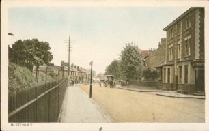 Bletchley Road and Bletchley Park Hotel