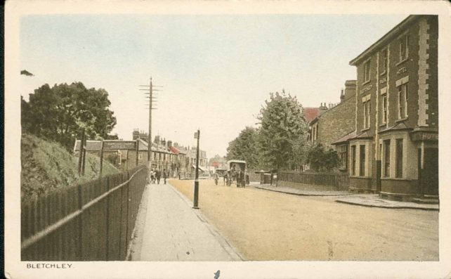 Bletchley Road and Bletchley Park Hotel