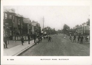 Bletchley Road looking east near Oliver Road
