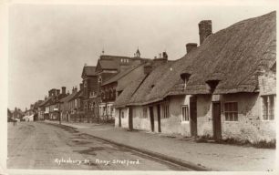 Thatched Cottages and Spurgeon Memorial Church, Aylesbury Street