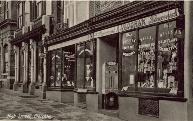 Vaughan and Bartlett shops in High Street