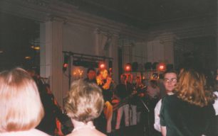 Grosvenor House Hotel - The band seen from among the audience
