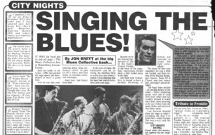 Singing The Blues! [newspaper cutting]