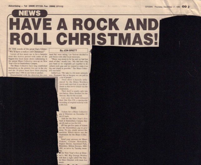 Have A Rock And Roll Christmas! [newspaper cutting]