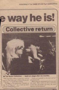 Collective return [newspaper cutting]