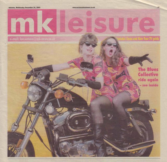 The Blues Collective Ride Again [newspaper cutting]