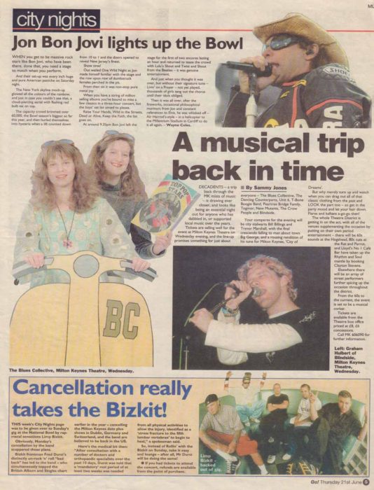 A musical trip back in time [newspaper cutting]