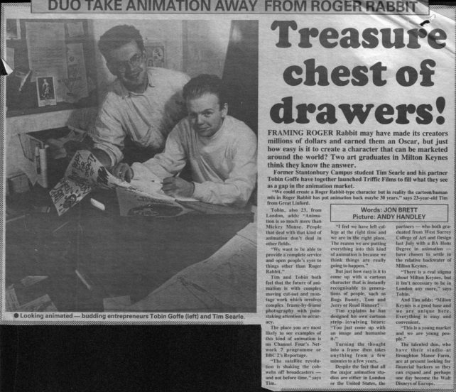 Treasure chest of drawers! [newspaper article]