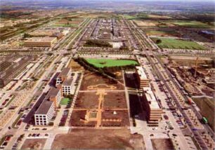 Aerial View of Central Milton Keynes