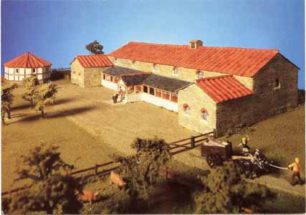 Model of the Bancroft Roman Villa