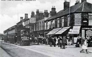 Steam Trams in Stratford Road, Wolverton c1910