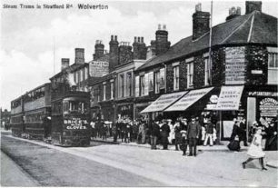 Steam Trams in Stratford Road, Wolverton c1910