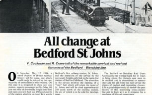 All Change at Bedford St Johns