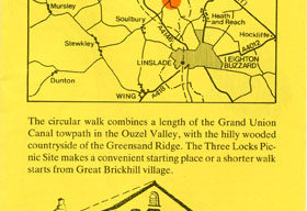 Circular No. 6 Walk: Three Locks/Great Brickhill