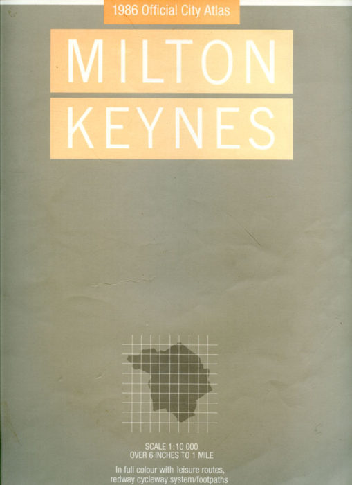 Official City Atlas for Milton Keynes, 1986