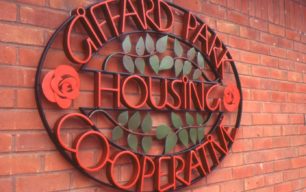 Sign for Giffard Park Housing Cooperative