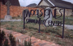 Sign for Woolstones Community Centre