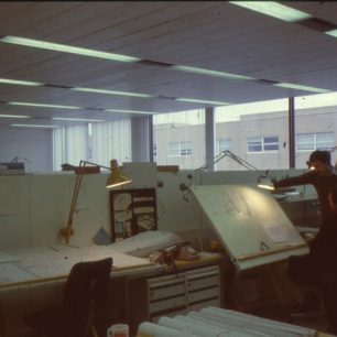 BM's office area Downs Barn 1983
