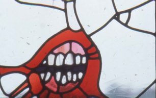 Stained glass mouth