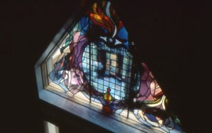 Stained glass side window