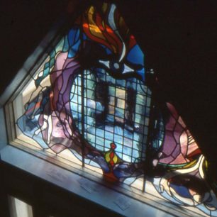 Stained glass side window