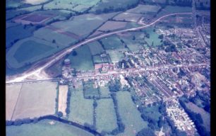Aerial view of Stony Stratford North