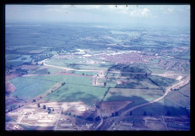 Aerial view of Fullers Slade and Wolverton