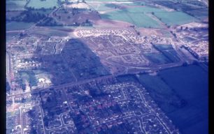 Aerial view of Stony Stratford