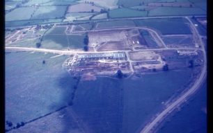 Aerial view of Kiln Farm industry