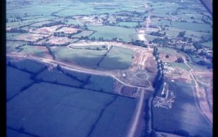 Aerial view of Simpson Village